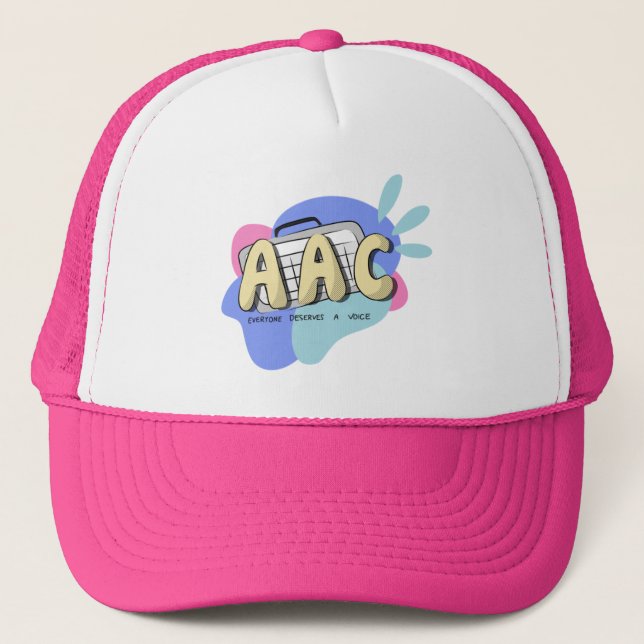 Gorra De Camionero AAC Todos merecen un pase de voz (Anverso)