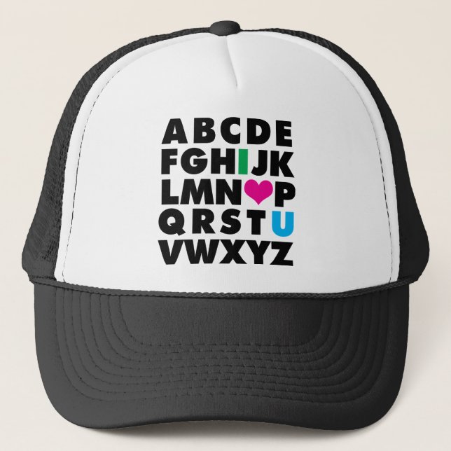 Gorra De Camionero ABC del amor (Anverso)