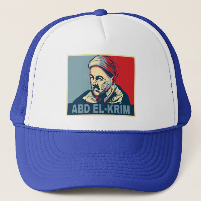 Gorra De Camionero Abd el-Krim Rif Líder Esperanza Estilo Abdelkarim (Anverso)