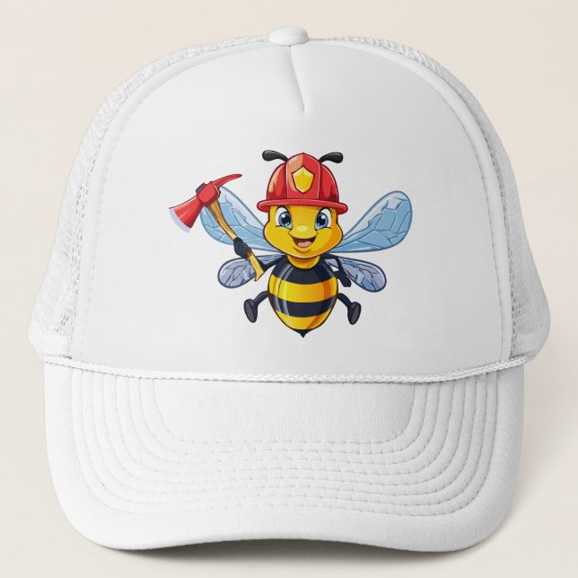 Gorra De Camionero Abeja bombero (Anverso)