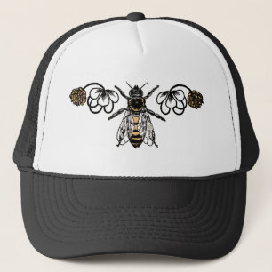 Gorra De Camionero abeja con el trébol