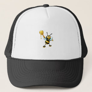 Gorra De Camionero Abeja de burbujas con miel