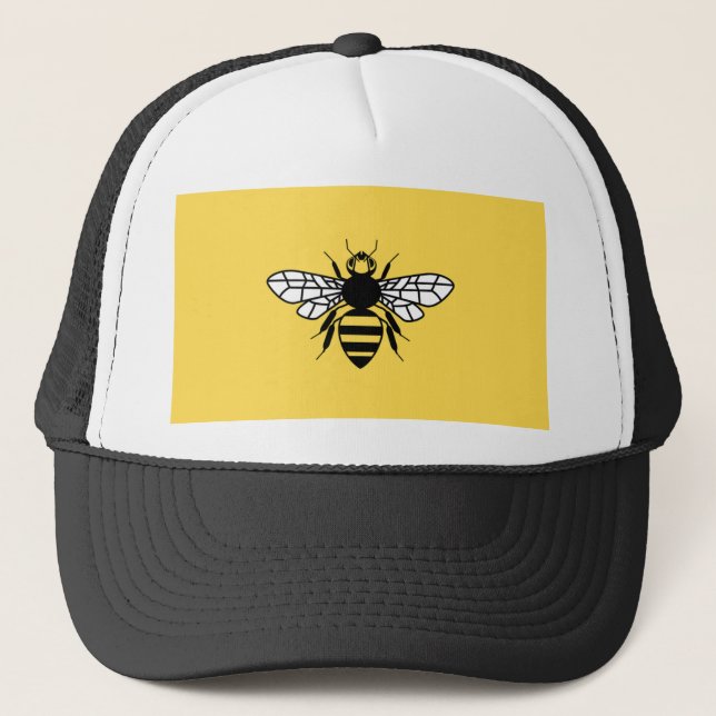 Gorra De Camionero Abeja de Manchester (Anverso)