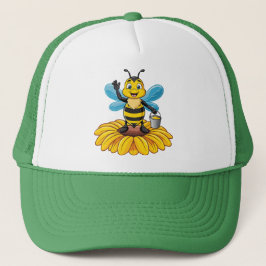 Gorra De Camionero abeja melífera europea