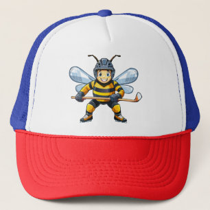 Gorra De Camionero abeja melífera europea (Apis mellifera)