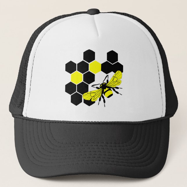 Gorra De Camionero Abeja reina (Anverso)