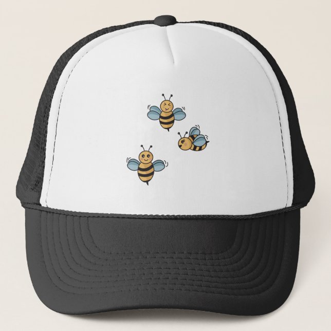 Gorra De Camionero Abejas cutas (Anverso)