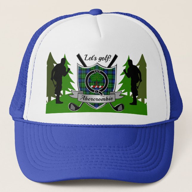 Gorra De Camionero Abercrombie Personalizado Clan Badge Golf (Anverso)