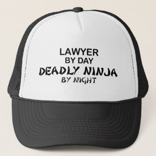 Gorra De Camionero Abogado Ninja mortal por noche