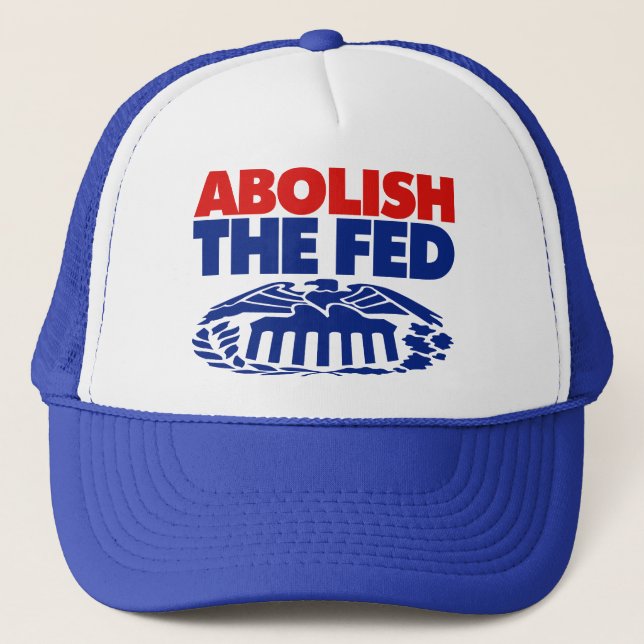 Gorra De Camionero Abolir la FED (Anverso)
