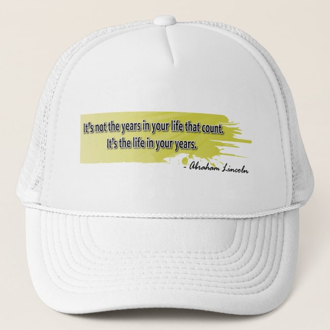 Gorra De Camionero Abraham Lincoln (Anverso)