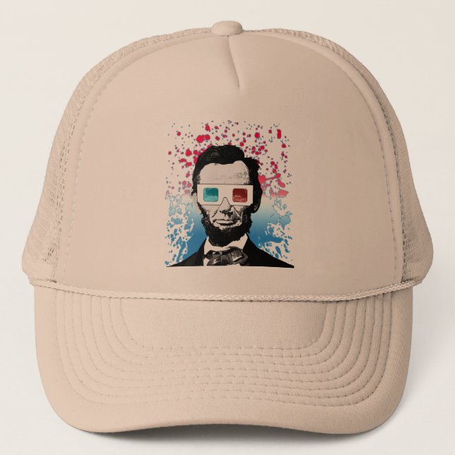 Gorra De Camionero Abraham Lincoln - 3D (Anverso)