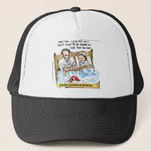 Gorra De Camionero Abraham Lincoln & Mary Todd Desayuno en cama