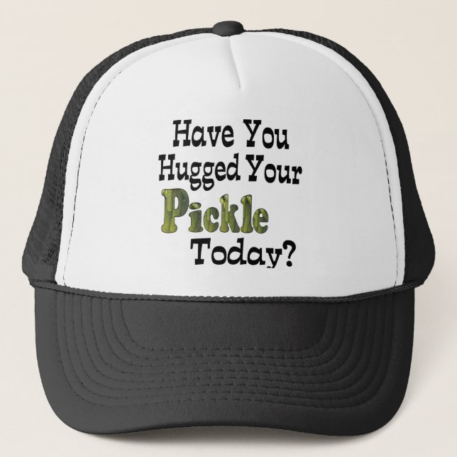 Gorra De Camionero Abrazador de Pepinillos (Anverso)