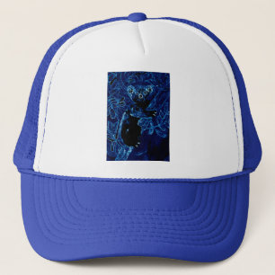 Gorra De Camionero Abrazo azul del árbol de la koala