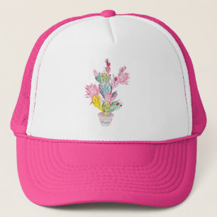 Gorra De Camionero Abrazos de planta de cactus de México