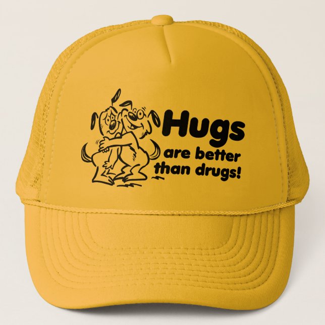 Gorra De Camionero ¿Abrazos o drogas? (Anverso)