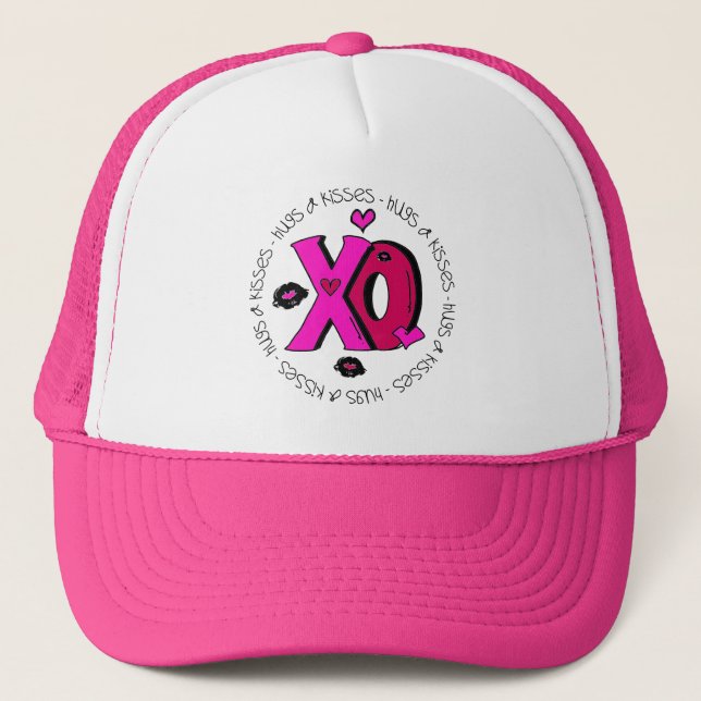 Gorra De Camionero Abrazos y besos de San Valentín (Anverso)