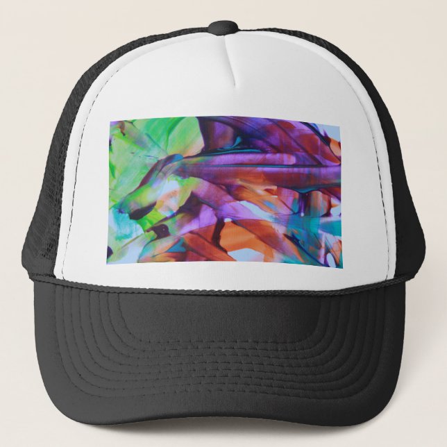 Gorra De Camionero Abstract Art (Anverso)