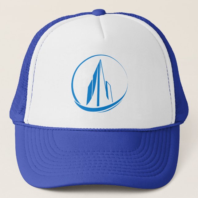 Gorra De Camionero Abstract Building Peak Cityscape Circle (Anverso)