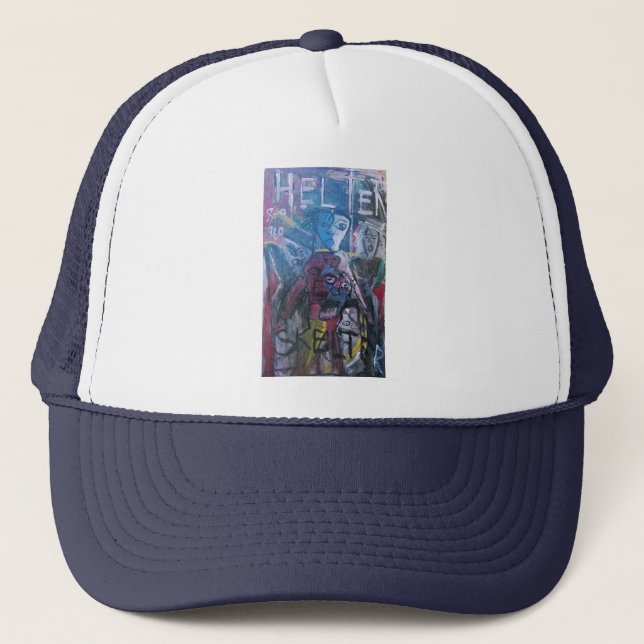 GORRA DE CAMIONERO ABSTRACT HELTER SKELTER (Anverso)