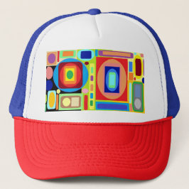 Gorra de camionero abstracta Papá, niños y niños