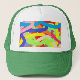 Gorra de camionero abstracta para papá, niños y ni