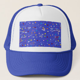 Gorra de camionero abstracta para papá, niños y ni