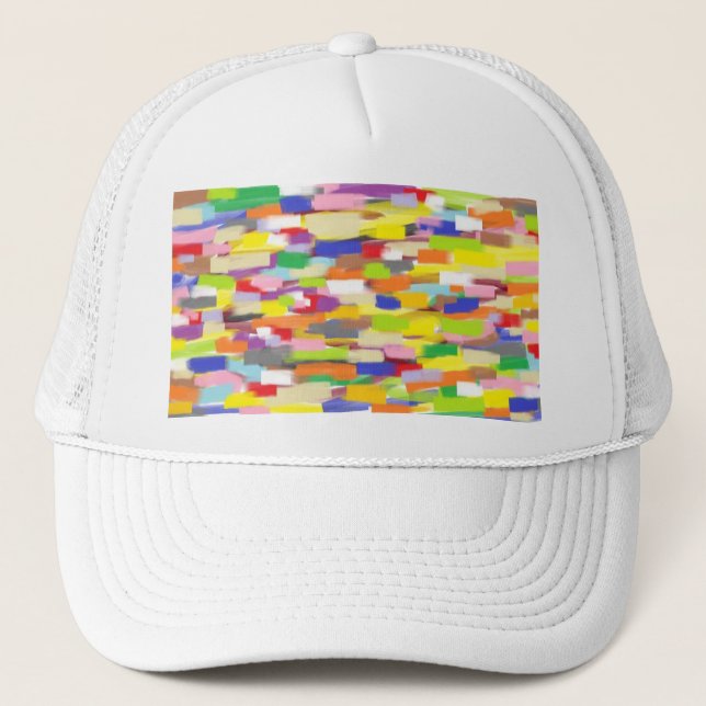 Gorra de camionero abstracta para papá, niños y ni (Anverso)