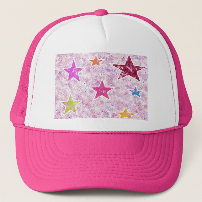 Gorra de camionero abstracta para papá, niños y ni (Anverso)
