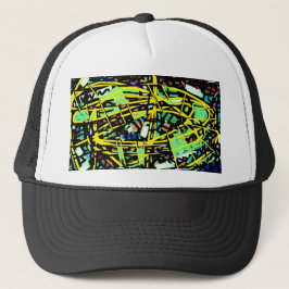 Gorra de camionero abstracta para papá, niños y ni