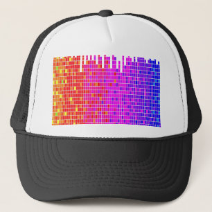 Gorra De Camionero abstracto de espectro cuadrado