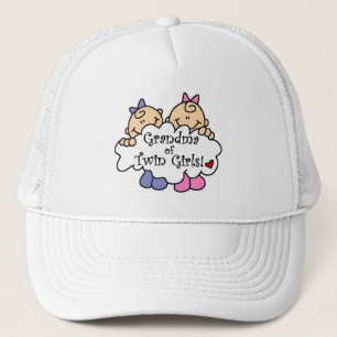 Gorra De Camionero Abuela de Chicas gemelos camisetas y regalos