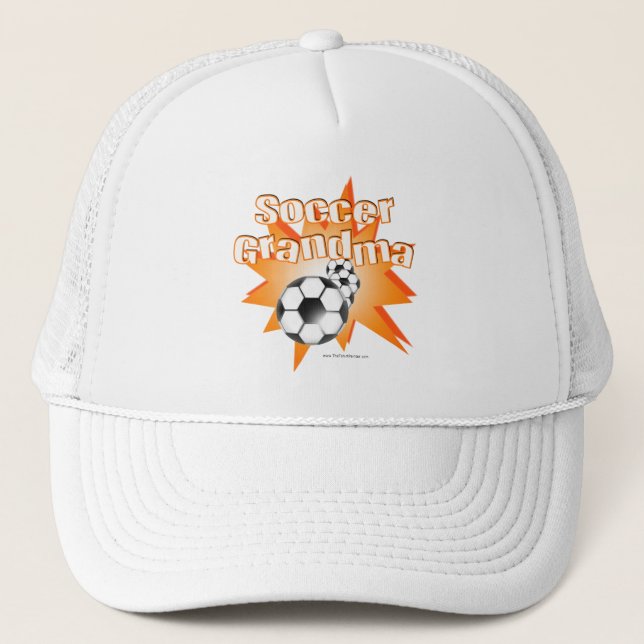 Gorra De Camionero Abuela de fútbol (Anverso)