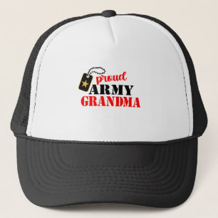 Gorra De Camionero Abuela del ejército orgullosa