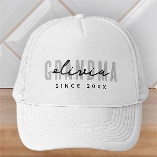 Gorra De Camionero Abuela desde el 20XX simple y moderno perrito