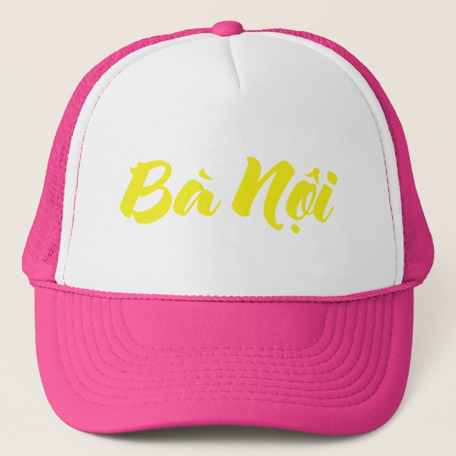 Gorra De Camionero Abuela Paterna Vietnamita - Bà Nội (Anverso)
