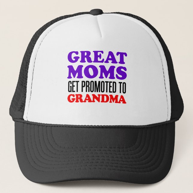 Gorra De Camionero Abuela promovida por las grandes madres (Anverso)