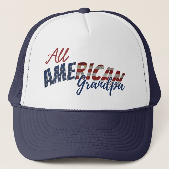GORRA DE CAMIONERO ABUELO AMERICANO TOTAL (Anverso)