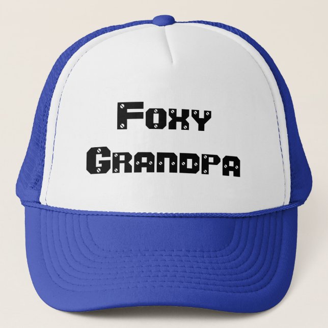 Gorra De Camionero Abuelo astuto (Anverso)