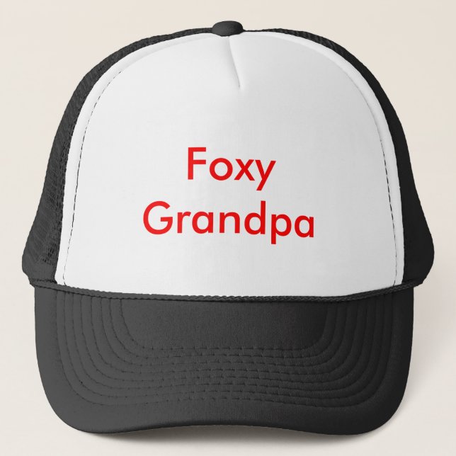 Gorra De Camionero Abuelo astuto (Anverso)