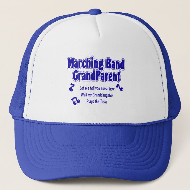 Gorra De Camionero Abuelo de banda de marcha/ Tuba (Anverso)