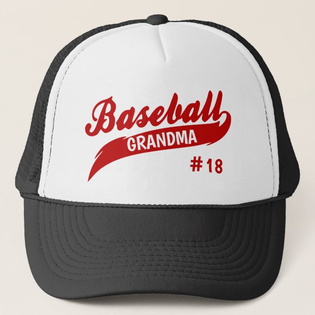 Gorra De Camionero ABUELO DE Béisbol Rojo (Anverso)