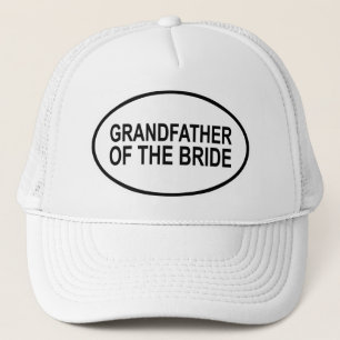 Gorra De Camionero Abuelo de la novia que casa óvalo