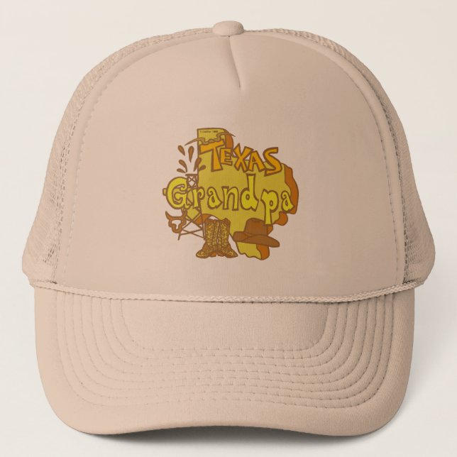 Gorra De Camionero Abuelo de Texas (Anverso)