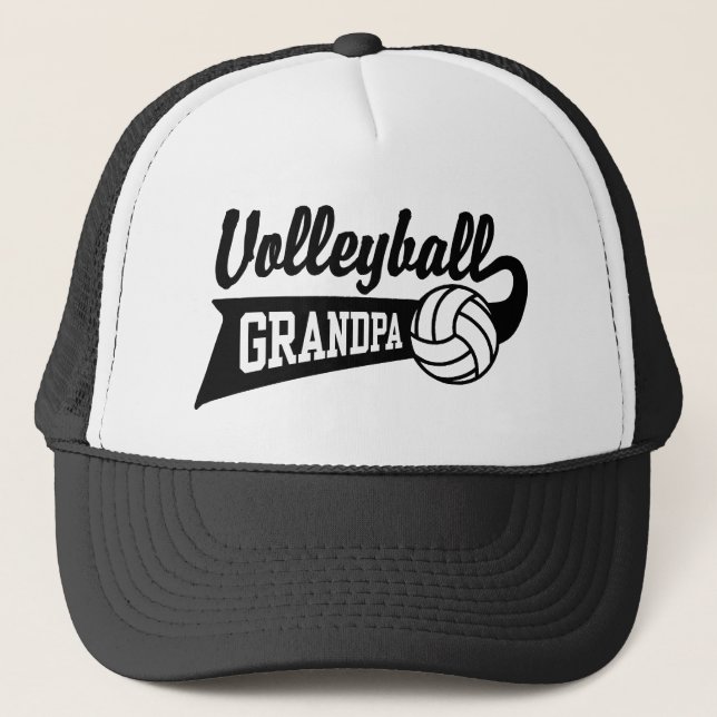 Gorra De Camionero Abuelo de voleibol (Anverso)