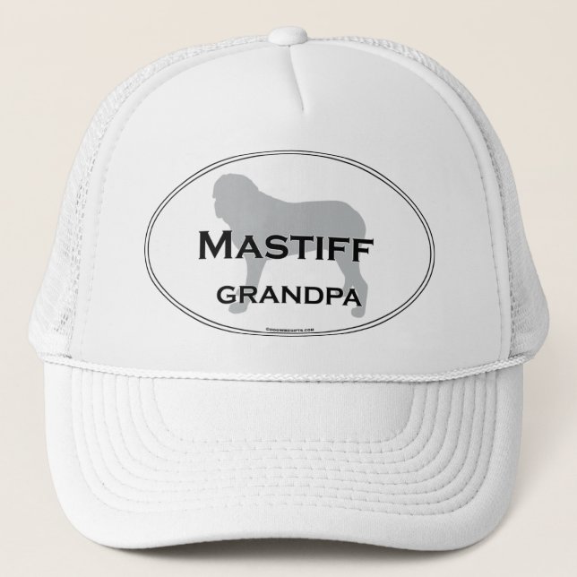 Gorra De Camionero Abuelo del mastín (Anverso)