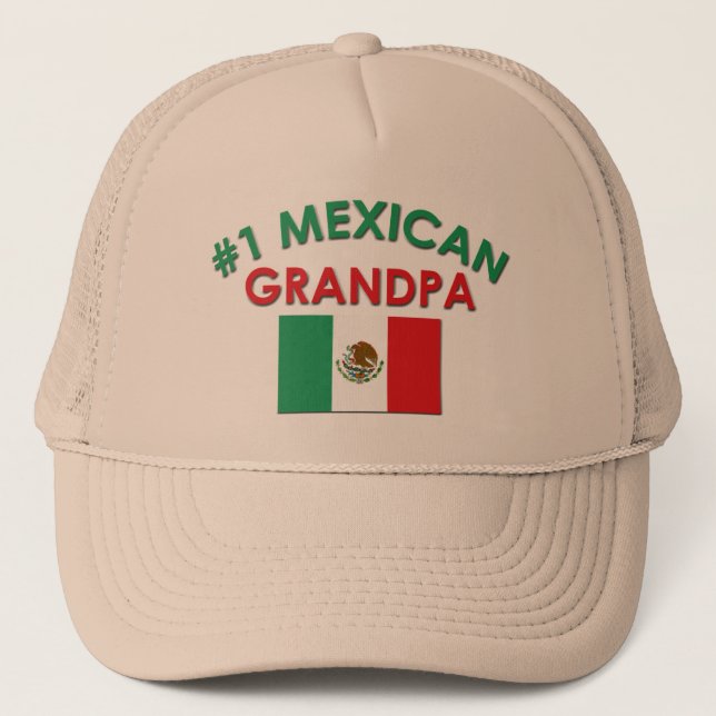 Gorra De Camionero Abuelo del mexicano #1 (Anverso)