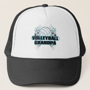 Gorra De Camionero Abuelo del voleibol (cruz) .png