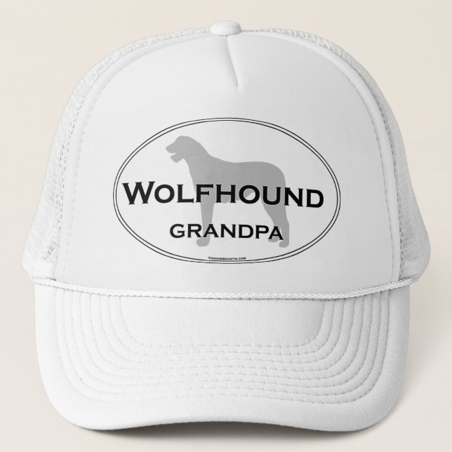 Gorra De Camionero Abuelo del Wolfhound (Anverso)